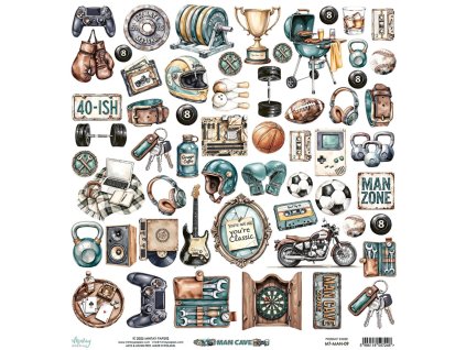 mintay man cave 12x12 inch paper elements mt man 0 8 11zon