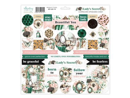 mintay ladys secret 12x12 inch chipboard ephemera 5 11zon
