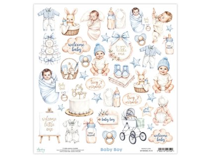 mintay basic 12x12 inch elements baby boy mt basic 5 11zon