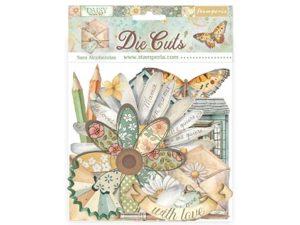stamperia daisy art die cuts assorted 40pcs dfldc1 123 11zon