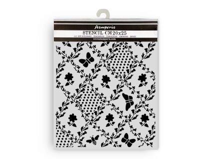 stamperia daisy art thick stencil 20x25cm texture 165 11zon