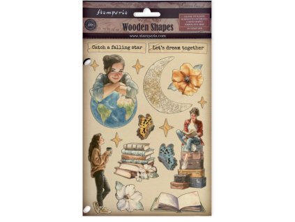 stamperia secret diary a5 colored wooden shape kls 170 11zon