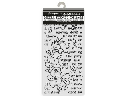 stamperia secret diary thick stencil 12x25cm butte 219 11zon