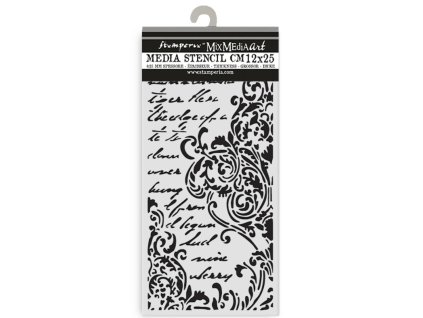 stamperia secret diary thick stencil 12x25cm friez 224 11zon