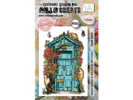 aall and create stamp set a7 knock knock aall tp 1106