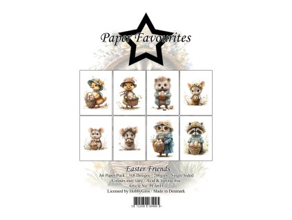 paper favourites easter friends a6 paper pack pfa6 12 11zon