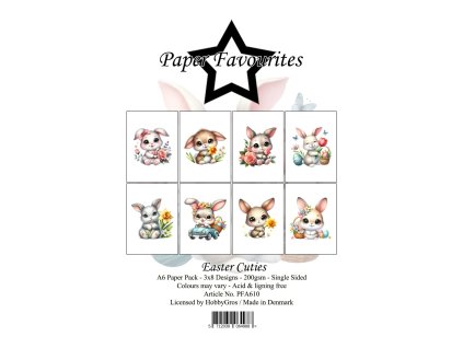 paper favourites easter cuties a6 paper pack pfa61 18 11zon