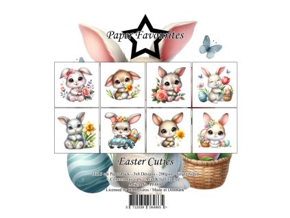 paper favourites easter cuties 6x6 inch paper pack 21 11zon