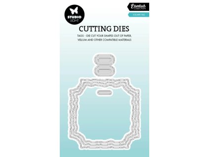 studio light torn edge cutting die square tag sl e 32 11zon