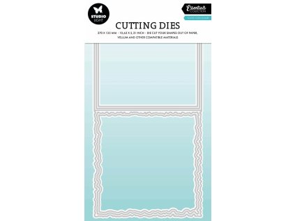 studio light torn edge cutting die folded card squ (2) 43 11zon