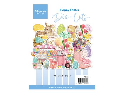 marianne design die cuts happy easter 35pcs vk9644 54 11zon
