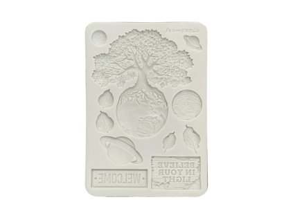 stamperia a new beginning a5 silicon mould planets 3 11zon