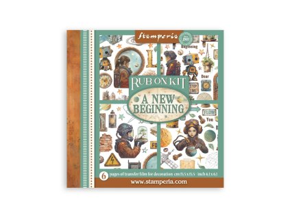 stamperia a new beginning rub on 155x155cm assortm 8 11zon