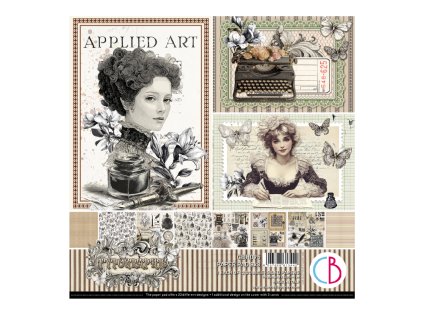 Sada papírů Ciao Bella Typographic 20x20