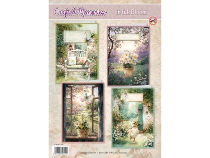 creatief art in full bloom card kit crafted memori 5 11zon