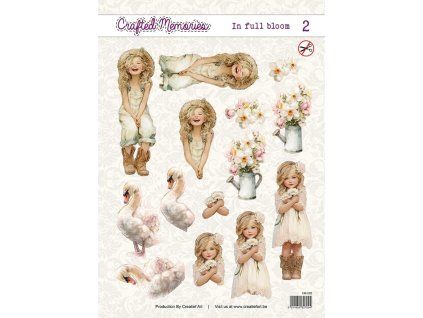 creatief art in full bloom 2 3d sheet crafted memo 10 11zon