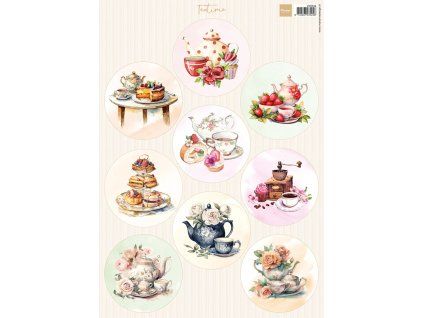 marianne design decoupage sheet a4 circles teatime 3 11zon