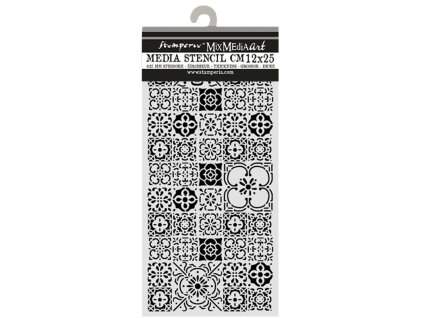 stamperia all around thick stencils 12x25cm tile k (1) 3 11zon