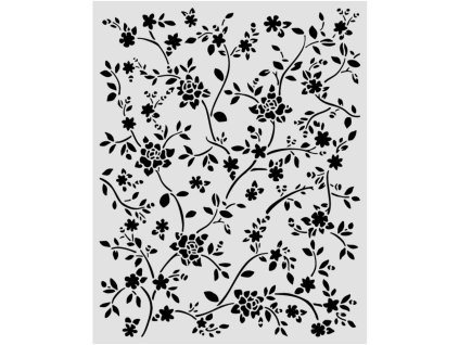 stamperia all around thick stencils 20x25cm ramage (1) 5 11zon