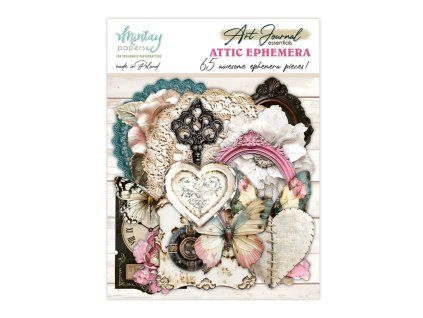 mintay art journal ephemera pack attic 65pcs mt ar 2 11zon