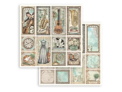 stamperia symphony 12x12 inch paper sheet mixed ca