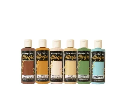 stamperia symphony allegro paint kit 6pcs by sara
