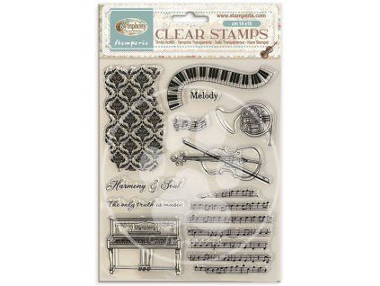 stamperia symphony clear stamp by sara alcobendas