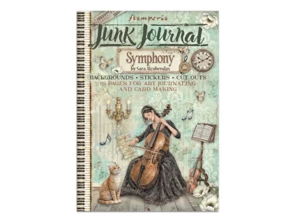 stamperia symphony junk journal stickers backgroun