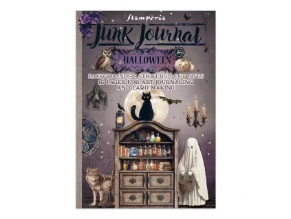 stamperia halloween junk journal stickers backgrou