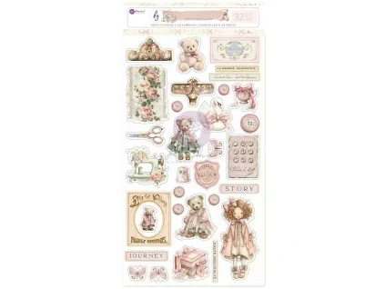 prima marketing buttons keepsakes stickers 32pcs b