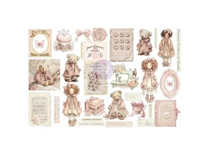 prima marketing buttons keepsakes ephemera quilted