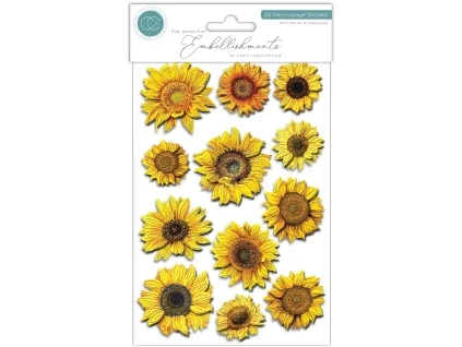 craft consortium 3d decoupage stickers flowers ces