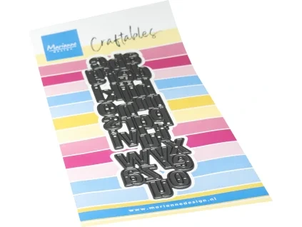 marianne design craftables alphabet m cr1735