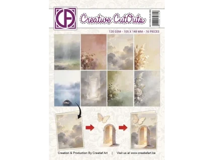 creatief art in loving memory a6 collage paper cre