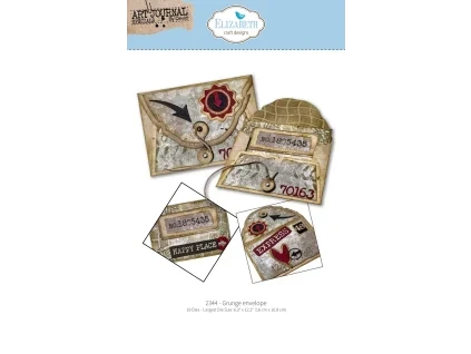 elizabeth craft designs hello you die grunge envel