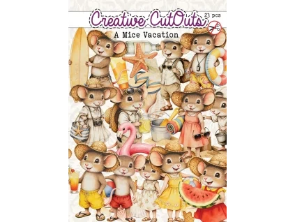 creatief art a mice vacation die cuts creative cut
