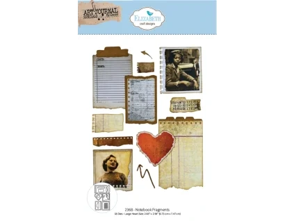 elizabeth craft designs beautifully worn die noteb