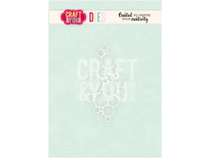 craft you design bubble background dies cw411
