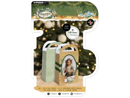 studio light christmas forest a5 gift box paper pa