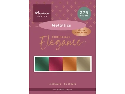 marianne design christmas elegance a5 metallics ca