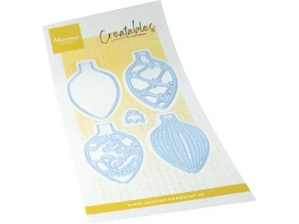marianne design creatables christmas baubles oval