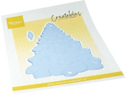 marianne design creatables candle christmas tree l