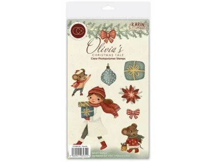 craft consortium olivias christmas tale clear a6 p