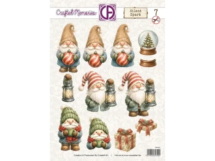 creatief art silent spark 3d die cut sheet 07 craf