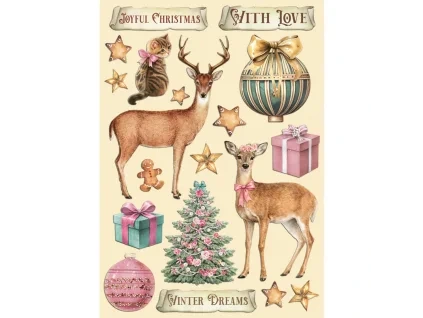 stamperia winter magic a5 colored wooden shapes kl (2)