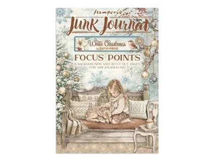 stamperia white christmas junk journal a5 focus po