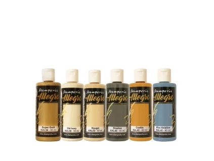 stamperia white christmas allegro paint kit 6pcs b