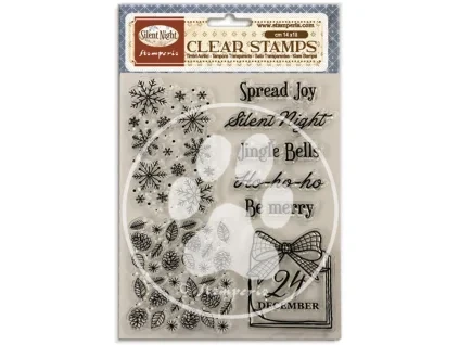 stamperia silent night clear stamps wtk244