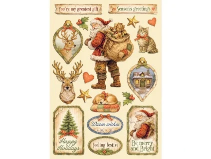 stamperia silent night a5 colored wooden shapes kl (2)