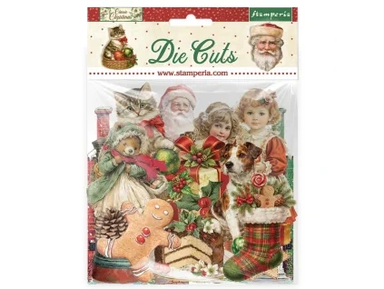 stamperia classic christmas die cuts assorted dfld